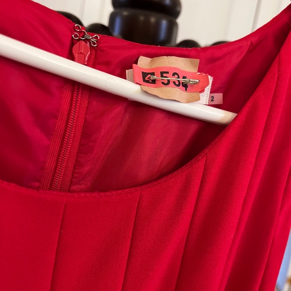 Fit & Flare Pleated Dress - Picture 4 of 6